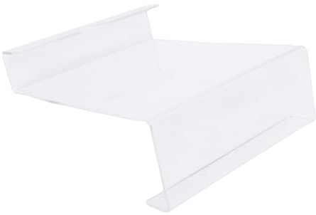 TIKATARER Supporto per Lettura per Cyclette Porta Libri per Tapis Roulant, Porta Libri in Acrilico, Tablet Portatile con Design Regolabile, Ideale per Esercizi in Palestra e Lettura (Trasparente)