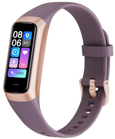 AAFGVC Avinora Smart Fitness Tracker—Activity Tracker with Heart Rate Blood Pressure Monitor Sleep Tracking 1.1 Inch AMOLED Screen Waterproof for Gym and Outdoor Use (wine red)