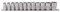 Draper 1/2 12 Piece Square Drive Metric Socket Set | Micrometre Reversible Hand Tool | Chrome Vanadium Steel Sockets Mechanics Car Tools | Metal Rail | 16402