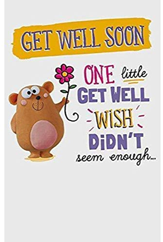 Pop Up Get Well Soon Card, Cute 3D Get Well Soon Card, Thinking of You Get-Well Card, 347917