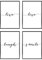 Heimlich® Premium Poster Set OHNE Bilderrahmen | 4 x DIN A3 - ca. 30x42 | Stilvolle Poster Collagen mit passenden Motiven als Wandbilder Wohnzimmer » Live Love «