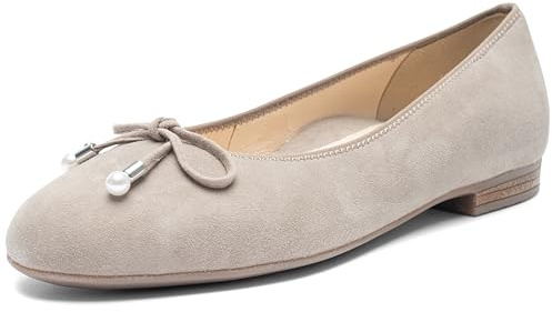 ARA Ballerina 31324-07, Rauleder, Beige, Damen EU 4/37
