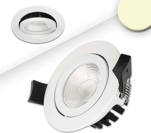 Outdoor LED Einbaustrahler, IP65, 8W, 60°, rund, warmweiß, schwenkbar, dimmbar