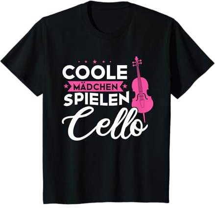 Cello Cellistin Geige T-Shirt
