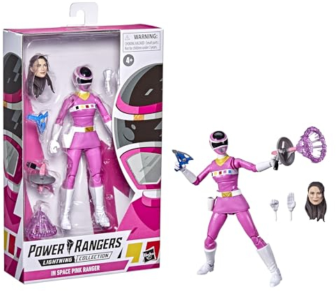 Power Rangers Lightning Collection in Space Ranger Rose 15,2 cm Jouet de Collection avec Accessoires pour Enfants à partir de 4 Ans
