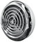 Blauberg UK 6 inch 150 mm Chrome Circular Ceiling Mounted Vent Grille Adjustable Round Ventilation Diffuser for Air Extract and Supply Gym Warehouse Easy Installation UV Resistant Plastic