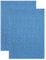 Lashuma 2er Set Geschirrhandtücher blau 48x68 cm, Baumwolle Trockentücher, Design: Kornblume