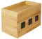 LogiLink KAB0076 - Kabelbox mittel (255x140x165 mm), Bambus