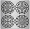 GORGECRAFT 16,3 cm Metall Keltischer Knoten Schablone Edelstahl Wikinger Symbol Malerei Wiederverwendbare Vorlage Journal Tool für Malen, Holzverbrennen, Brandmalerei und Gravieren Handwerk