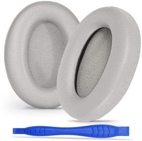 Aurivor Ear-Pads for Sony WH-1000XM3, Replacement XM3 Headphone Cushions Covers with Soft Protein Leather, Noise Isolation Memory Foam, Reinforced Sealing