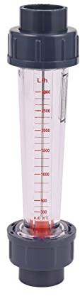 KVSERT LZS-25 Flow Meter Plastic Tube Type 300-3000L/H Water Rotameter Liquid Flowmeter Measuring Tools for Light