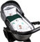 Babylux Babydecke Minky PLÜSCH Kuscheldecke Decke 75 x 60 cm + Kissen 2 TLG Set für Kinderwagen/Wiege (MP120A. Wald REH + Grün)