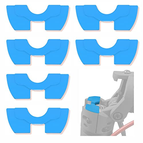 Yungeln 6 Stück Scooter Schwingungsdämpfer 3D Gummi Schwingung Dämpfer kompatibel mit Xiaomi M365 1S Essential Pro 2 Elektroscooter