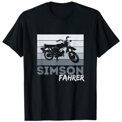 Simson Driver DDR Moped Zweitakter S51 Vintage T-Shirt