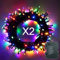 Hopelit Lichterkette Batterie 2stk 50LEDs 5m Bunt, Lichterkette Außen Mit Timer und 8 Modi, Led Lichterkette Weihnachtsbaum Batteriebetrieben Wasserdicht Für Garten, Partys
