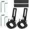 Ygmylandbb Motorcycle Turn Signal Bracket, Universal Motorcycle Fork Indicator Brackets, 20-31mm(0.78-1.22inch) 1 Pair