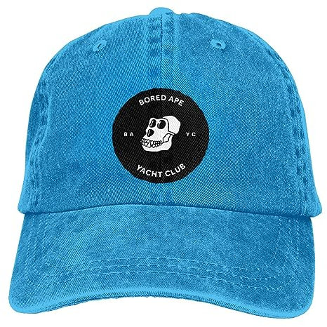 TONFON Baseballkappe Hiphop Sonnenhut Bored Ape Yacht Club Cap mit Visier für Frauen Schwarz Benutzerdefinierte Schutzhüte Snapback Geburtstagsgeschenke
