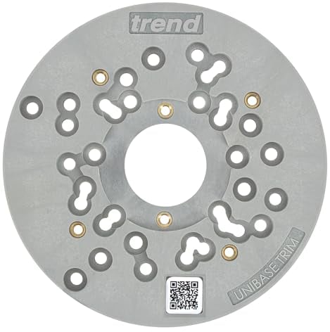 Trend Base Universal para Fresadora de Acabado, 150 mm, Compatibilidad Mejorada para Fresadoras de 8 mm, UNIBASE/TRIM