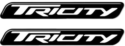 Protezione Serbatoio Per Y&AMAHA Tricity 125 300 Moto Distintivo Dell'emblema Logo Decalcomanie Rilievo Del Carro Armato Accessorio Scooter Carenatura 2017 2018 2019 2020 Adesivo Serbatoio (Color : T