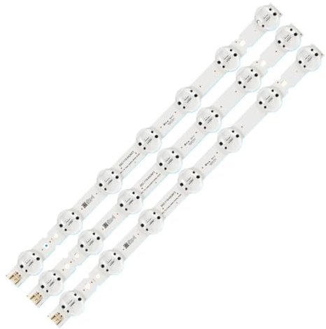 YSABVCP Bande de rétro-éclairage LED for téléviseur LG 43 Pouces, 43UM7340PVA 43UM4390PLC 43UM74006LB 43UM7450PLA 43UM7390PLC 43UM7400PLB 43UM7300PSA(1 Set - 3 pcs)