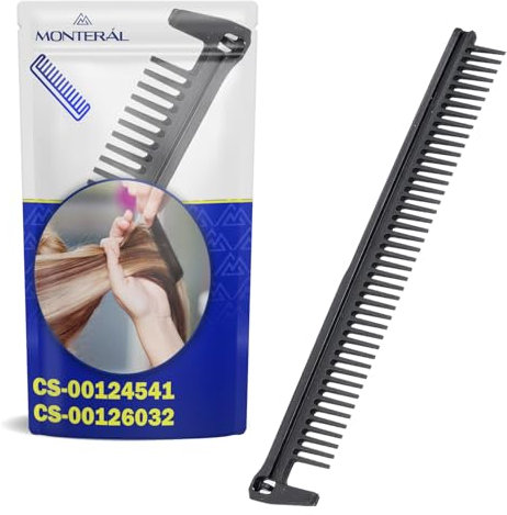Kamm mit dem Originalcode CS-0012454 124541 CS-00126032 126032 für Steampod Dampfglätter für Rowenta für Loreal Glätteisen LP8500 LP7000 - Garantie 10 Jahre - MONTERAL
