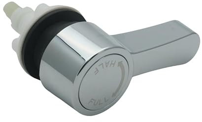 Fluidmaster PRO750UK Toilet Cistern Dual Flush Lever Handle Chrome - C360108 (Previously C519)
