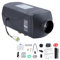 KATSU Tools 12V 5KW Air Diesel Heater, Car Truck Diesel Parking Heater with LCD Thermostat Monitor and Remote Control, for RV Truck Boat Campervans Caravans Motorhome, Black