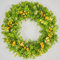 Avoceo Artificial Boxwood Wreath for Front Door - Year-Round Greenery, 20~21 Summer & Fall Decorative Wreath for Door Decor, Perfect for Farmhouse, Weddings, & Seasonal Décor (C Wildflower)