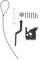 HOMSFOU 1 Set Metall Tür Riegel Zaun Tür Latch Schwarz Holz Zaun Tor Latch Carbon Stahl