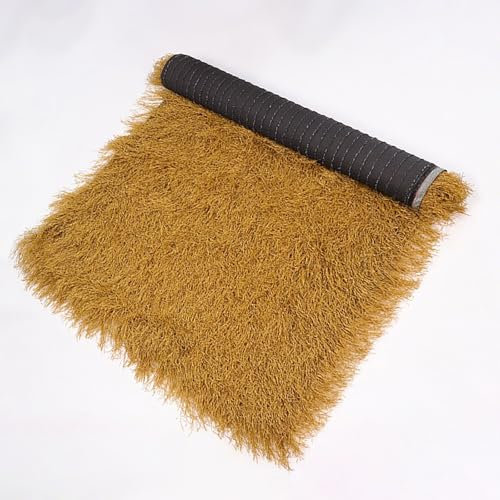 ZzERTE Techo De Paja Artificial, Techo De Hierba De Paja Sintética, Paja Falsa para Cubiertas Sombrillas Valla Decoración(0.5x7m(19.7x275.6in))