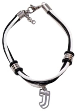JUVENTUS Armband mit Anhänger aus Kautschuk, Medium, Kautschuk, Kein Edelstein