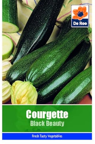 Vegetable Seeds for Growing Courgette Black Beauty 11 Seeds Grow Your Own Garden Vegetable Salad Herb Seed