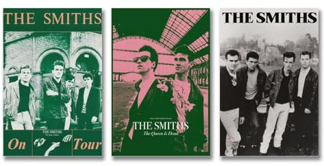 The Poster Smiths Music Rock Band Vintage Wandkunst Leinwand Poster Zimmer Dekorativer ästhetischer Druck Dekor 20 x 30 cm 3 Stück Stil 1