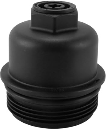 Orivin Tapa de filtro de aceite negra, cubierta de enfriador de aceite, repuesto para vehículos compactos MINI 11428575907, accesorio para piezas de motor