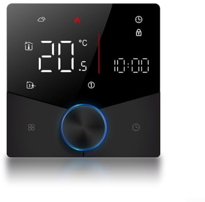 WiFi Smart Floor Heating Controller, Remote Floor Heating Controller, User-friendly Digital Interface, For Electric Underfloor, Waterbased Floor, And Boiler(C)