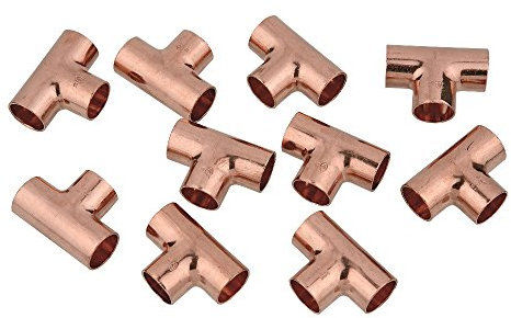 Kupfer-Lötfitting T-Stück 18mm 5130 10Stk.