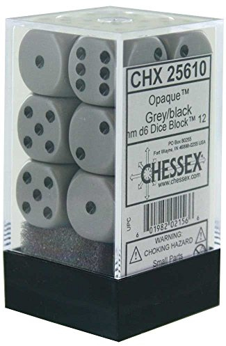 Chessex 25610 Zubehör, Grau, Schwarz