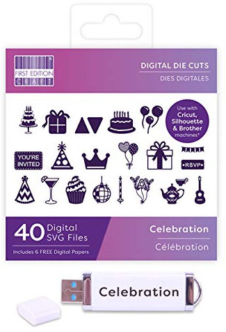 First Edition 2019 Digital Dies - Celebration FESVG004