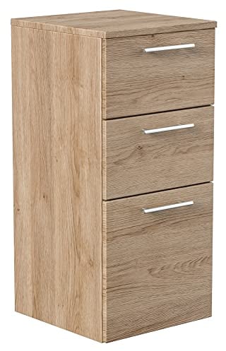 emotion Midischrank 75cm Eiche hell seidenglanz