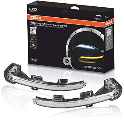 Osram LEDDMI 3G0 WT S LEDriving dynamischer LED Spiegelblinker - White Edition, Set of 2
