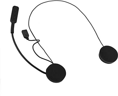 Bewinner Motorrad Helm Headset Bluetooth Gegensprechanlage Headset, Handy Kopfhörermotorradsturzhelm Kopfhörer mit Mikrofon für Anruf/Musik for GPS/Music Call Control/Cycling/Skiing Default