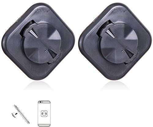 Lixada MTB Road Bike Computer Adapter for Garmin Mount Extended Phone Seat Holder (Pack of 2)