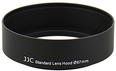 Anschraubbare Kamera-Gegenlichtblende aus Metall für 67 mm Gewindeobjektiv für Nikon AF-S Nikkor 35 mm f/1.4G Objektiv Canon EF 35 mm f/2 is USM Objektiv auf 5DS R 90D DSLR-Kamera