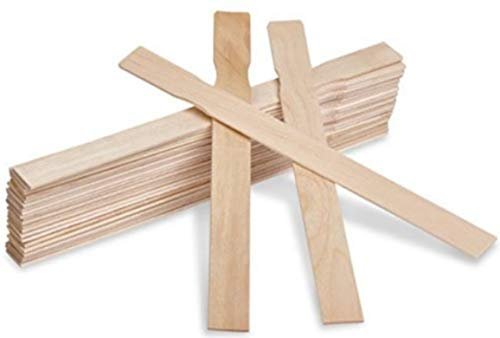 50Pcs 12 Inch Wooden Paint Stir Sticks Quality Wood Paint Paddles Crafts Sticks Mixing Paint/Epoxy/Resin Paint Sticks Wood Stirrers Garden,