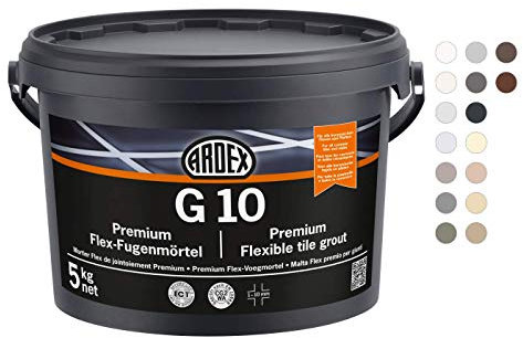 ARDEX Mortier de jointoiement flexible G10 - 5 kg - Couleur jasmin