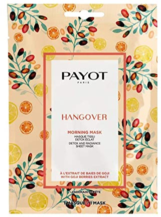 PAYOT PARIS Unisex HANGOVER MORNING MASK 15UN HANGOVER MORGENMASKE 15UN, Negro, Standard
