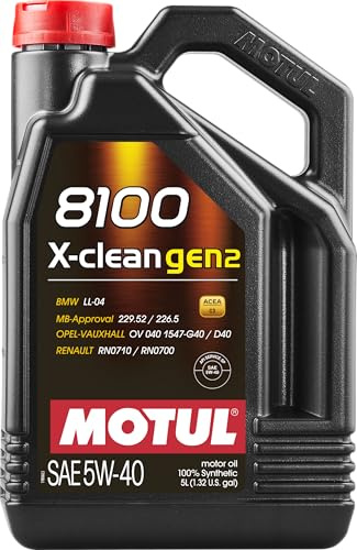 109762-8100 x-clean gen2 5w40 motorschmieröl