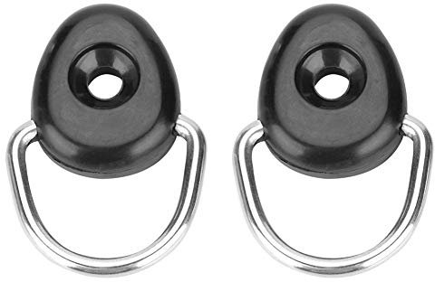 Kajak D Ring, 2 Stück D Ringe Ausstattung für Boot Kanu Kajak Angeln Rigging Bungee Zubehör