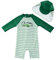 UMELOK Baby Jungen Badeanzug UV Schutz 50+ Einteilige Schwimmanzug Mit Sonnenhut (Grün Alligator, 2-3 Jahre/92-98 cm)