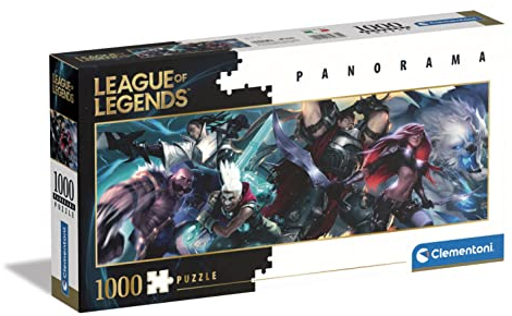 Clementoni - 39670 - Puzzle League of Legends - Puzzle 1000 Teile ab 14 Jahren, Erwachsenenpuzzle mit Wimmelbild, Geschicklichkeitsspiel für die ganze Familie